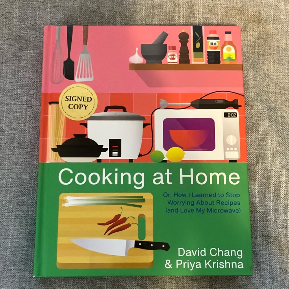 Signed copy-Cooking at Home by David Chang & Priya Krishna -Multicolor Hardcover